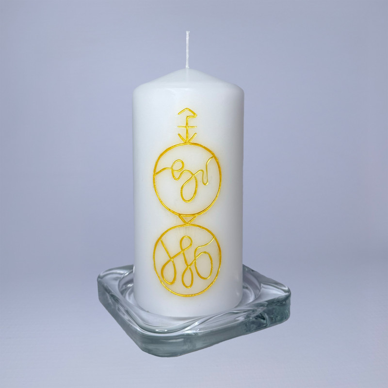 Lumânare Ritualizată cu Sigiliu – Atrage Banii