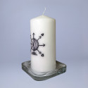 Lumânare ritualizată - Protecție
