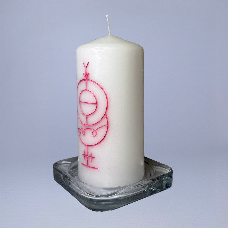 Lumânare ritualizată – Atrage Iubirea