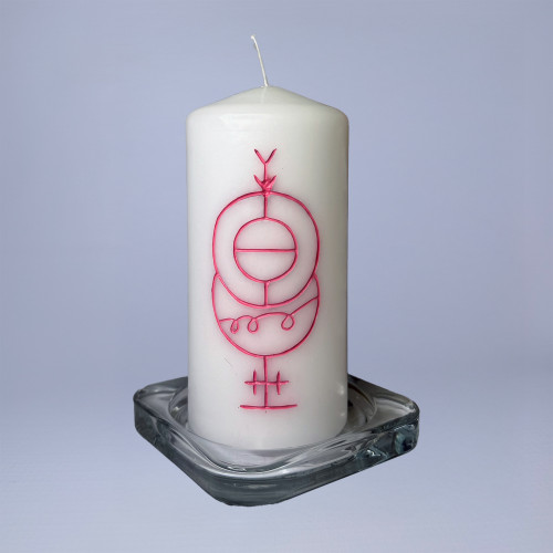 Lumânare ritualizată – Atrage Iubirea