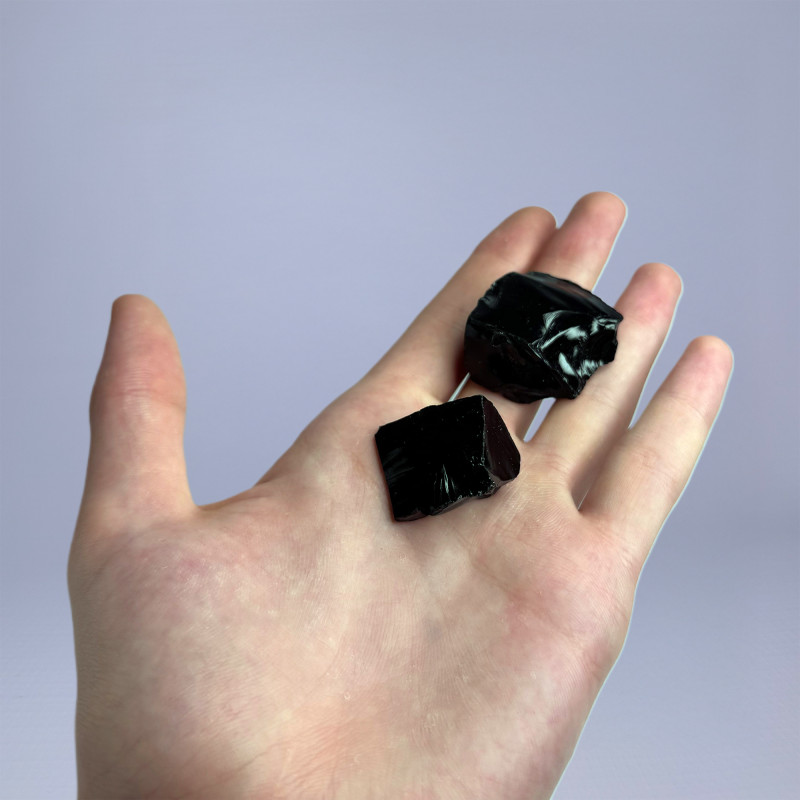 Obsidian Negru Brut 10-22g