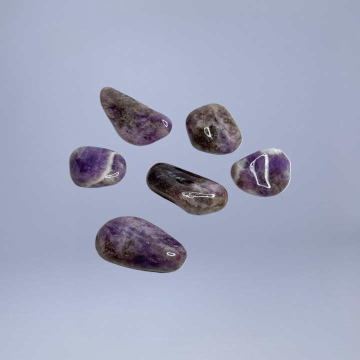 Ametist Chevron Rulat 3-4cm