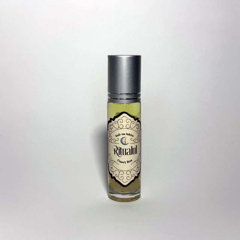 Roll-on Iubire cu Cuarț Roz