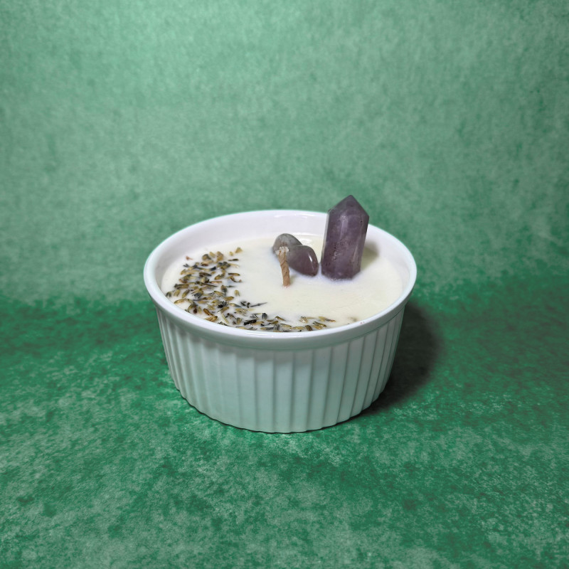 Lumânare Ritualizată Cristale - Serenite