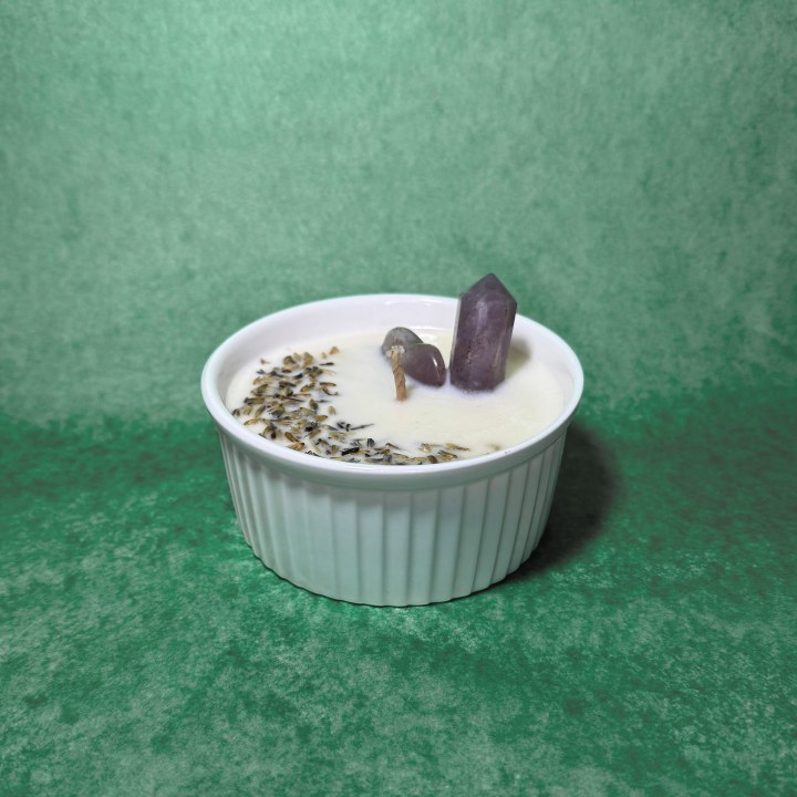 Lumânare Ritualizată Cristale - Serenite