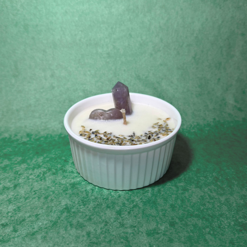 Lumânare Ritualizată Cristale - Serenite