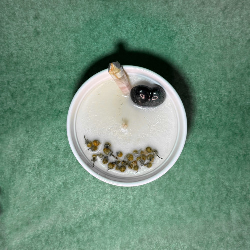 Lumânare Ritualizată Cristale - Santhia